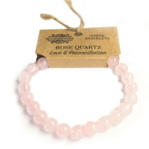 Bracelet de puissance quartz rose